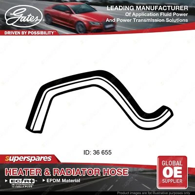 Gates Lower Radiator Hose for Holden Jackaroo Monterey UBS 6VD1 6VE1 - image 1 of 2