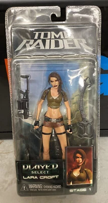 Figura de acción LARA CROFT TOMB RAIDER NECA Select Serie 1 nueva en paquete Foto 1 de 3