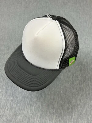Mountain Dew 卡车司机帽子男式灰色白色绳子扣背泡沫前 Otto — 第 1/4 张图片