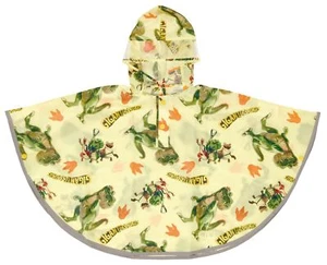 Skater Rain Poncho Raincoat for Children Gigantosaurus Suitable Height 80-100cm - Picture 1 of 7