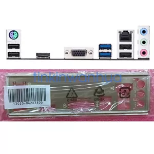 IO I/O Shield BackPlate For ASUS PRIME H510M-K/ H510M-D3H/M.2 Motherboard - Afbeelding 1 van 3