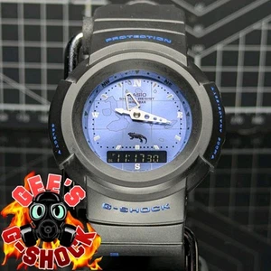 '99 Casio G-Shock ๐ฏ๐ต AW-500 Screwback Darwin Galapagos Iguana Blue AW-500D-2ET - Picture 1 of 12
