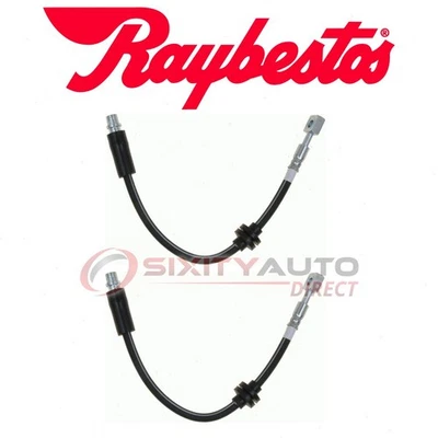 2 pc Raybestos Front Brake Hydraulic Hose for 2004-2017 Volkswagen Touareg to Foto 1 de 4
