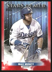 2022 Topps Stars of MLB Red #SMLB60 Max Muncy /75 - Picture 1 of 2