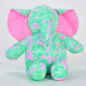 Lilly Pulitzer MANDEVILLA ROSA SAND Plüschtier MINNIE ELEFANT Stofftier - Bild 1 von 6