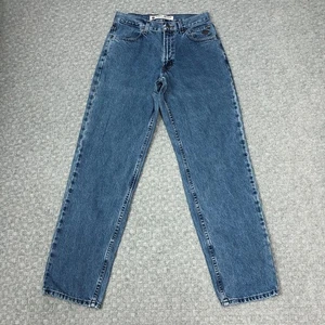 Harley-Davidson Jeans Uomo 30x32 Blu Denim Gamba Dritta Pantaloni Motociclista - Foto 1 di 15