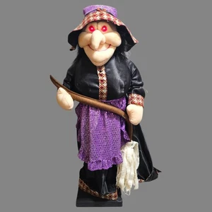 Kids Of America animierte stehende Plüschhexe 32 Zoll Witchy sprechende leuchtende Bewegung - Bild 1 von 7