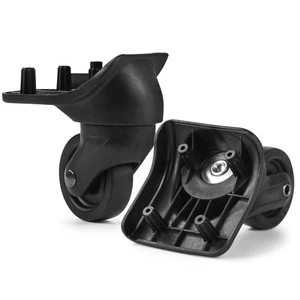 1 Pair Luggage Wheel Replacement Spare Spinner Caster for Suitcase Wheel Repair - Picture 1 of 9