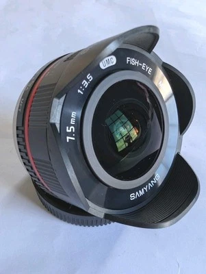 Samyang 7.5mm UMC Fish-Eye For Micro Four Thirds - Image 1 of 4