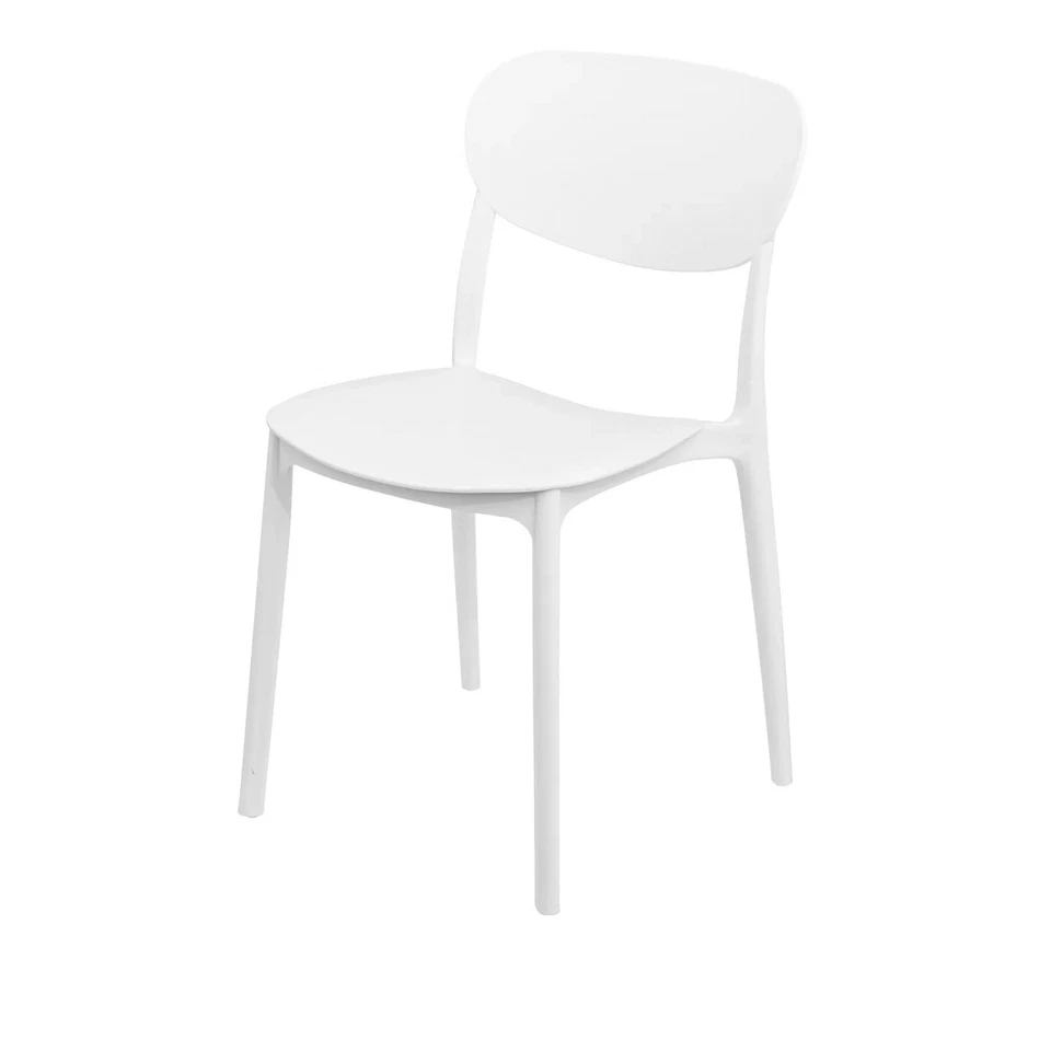 Sedia in polipropilene bianca bianco - Immagine 1 di 1