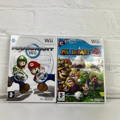 Mario Party 8 & Mariokart Nintendo Wii Games PAL Bundle With Manuals - #250 - Image 1 of 4