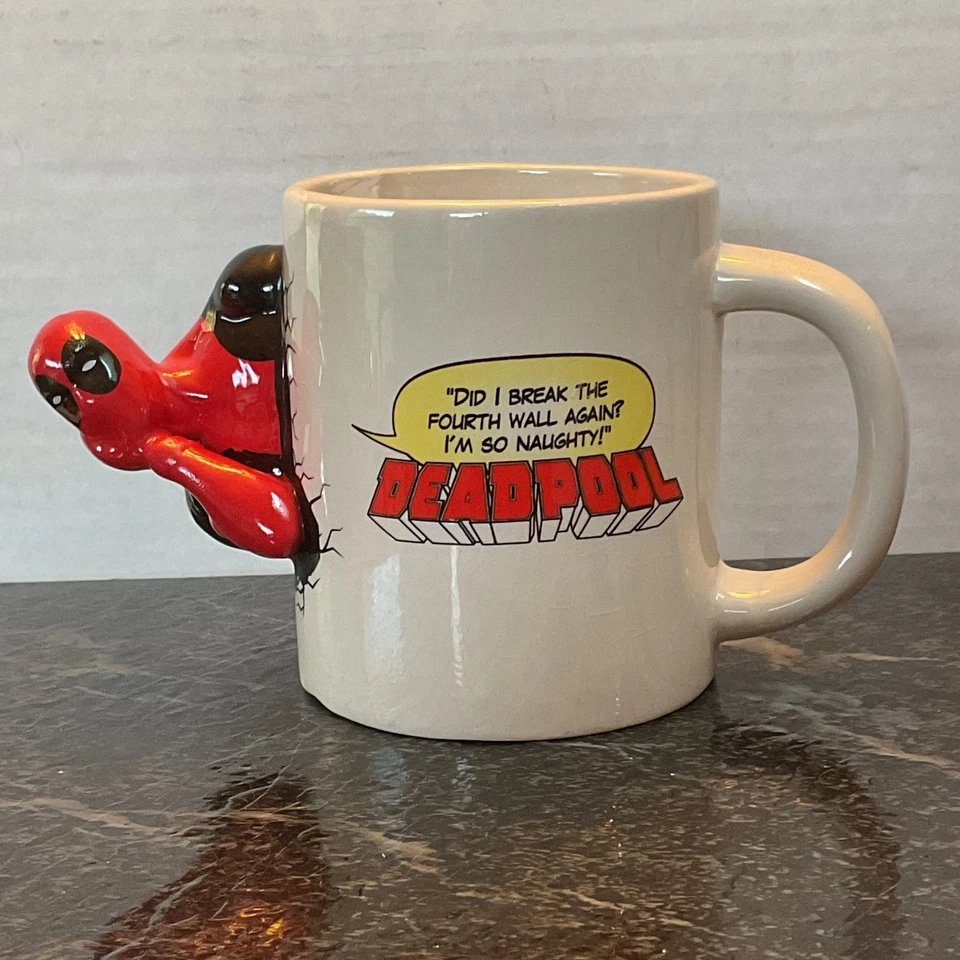 Lot of 2 – Deadpool and Star Wars Sculpted Mugs - Image 1 of 4