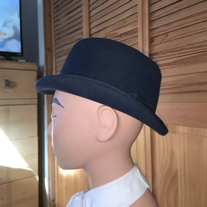 Navy Carl Meyers KY Saddleseat Derby, Size 6-7:8 55cm Soft Crown Showing - Bild 1 von 8