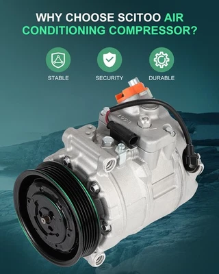 2006-2011 For BMW 525i 525xi 528i 530i 530xi Z4 2.5L 3.0L 3.2L AC A/C Compressor Foto 1 de 4