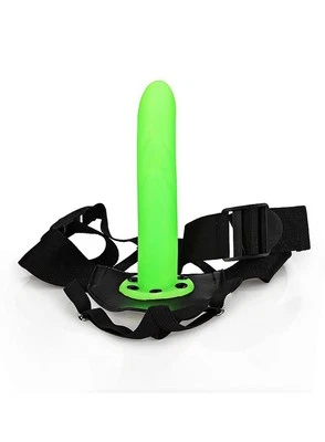 OUCH! "Correa hueca curvada texturizada SHOTS AMERICA brilla en la oscuridad 8""/20 cm" Foto 1 de 4