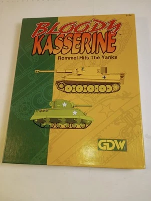 GDW 1992: Juego Bloody Kasserine - Rommel Hits the Yanks Unpunched  Foto 1 de 4