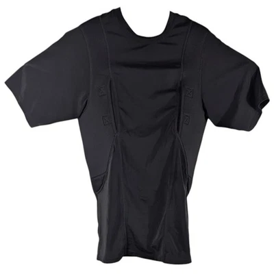 5.11 Tactical Series Black Padded Holster Pockets Compression Under Shirt Mens L - Image 1 of 4