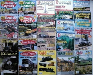 MODEL TRAIN MAGAZINES / LOT OF TWENTY TWO (22) - Picture 1 of 7