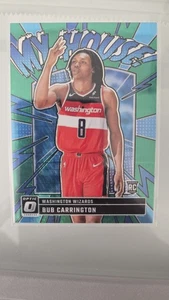 2024-25 Donruss Optic #8 Bub Carrington My House Hyper Green #/249 - Bild 1 von 2