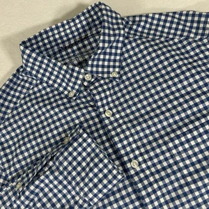 Camicia Vineyard Vines blu e bianca a quadri casual con bottoni - Foto 1 di 6