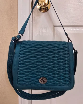 NUEVO Bolso Bandolera Ajustable Lug Presto Verde Azulado Esmeralda con 2 Correas Nuevo con Etiquetas Foto 1 de 4