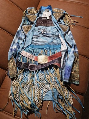 Disney Descendientes Uma Disfraz Vestido Bruja del Mar Villian Red De Lujo Niños M Talla 8  Foto 1 de 4