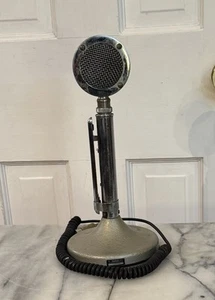 Vintage mikrofon astatyczny 5-pinowy model D-104 stojak T-U69 działa - Zdjęcie 1 z 5