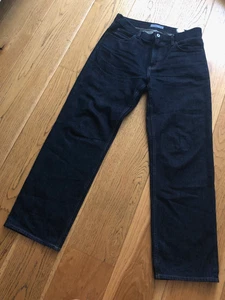 JW ANDERSON X UNIQLO VAQUEROS RECTOS DENIM CRUDO AZUL OSCURO PARA HOMBRE W33 L33 - Imagen 1 de 19