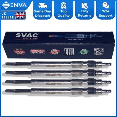 4X Heater Glow Plugs For Skoda Octavia II 2.0 TDI N10579803 N10579805 - Image 1 of 4