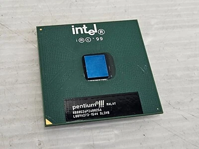 Intel Pentium III 600EB, 600MHz, Socket 370, 133MHz FSB, 256KB, SL3VB Coppermine - Image 1 of 2