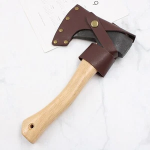 Axe Cover Head Hatchet Head Sheath Holster Leather Axe Case Camping Blade Cover - Picture 1 of 6