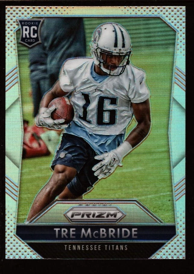 TRE MCBRIDE $20+ TITANS ROOKIE SILVER PRIZMS REFRACTOR RC 2015 PANINI PRIZM  - Image 1 of 1