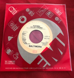 BALTIMORA karimba b/w survivor in love MEXICO PROMO 7" NM unplayed - Bild 1 von 3