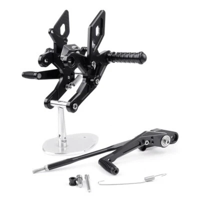 Adjustable Rearsets Foot Rest Peg Rear Set For Honda CBR500R CB500F 16-17 BLK - Image 1 of 4