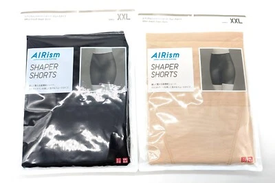 NUEVO UNIQLO AIRism Shaper Shorts Tipo Suave S-3XL 480785 Negro Beige Mujer Foto 1 de 2