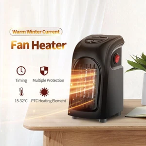Winter Air Heater Fan Heater Electric Home Heaters Mini Room Air Wall Heater Cer - Picture 1 of 16
