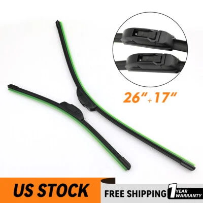 26"&17" Windshield  Wiper Blade for Acura TLX Nissan Sentra Altima Maxima - Image 1 of 4