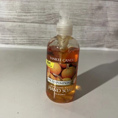 Jabón de manos hidratante perfumado calabaza especiada Yankee Candle Garden Foto 1 de 3