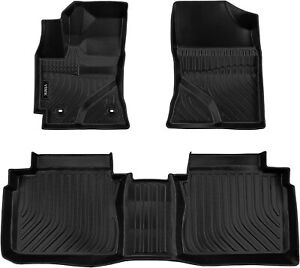 VIWIK Floor Mats Liners TPE for Toyota Corolla 2014-2019 All-Weather Black