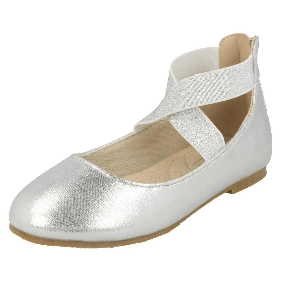 Niña Spot On Plano Cruzado Tira Bailarinas H2R508 - Imagen 1 de 1