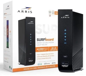Arris SURFboard SBG7400AC2-RB Wireless Cable Modem - Picture 1 of 3