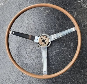 1964-67 Mopar simulated Wood Steering wheel Dodge Plymouth Clean A-B body - Picture 1 of 20