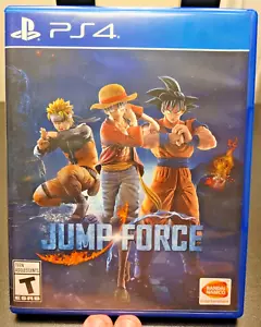 JUMP FORCE Sony PlayStation 4 COMPLETO PROBADO Fighting Shonen Manga PS4 CIB RARO - Imagen 1 de 2
