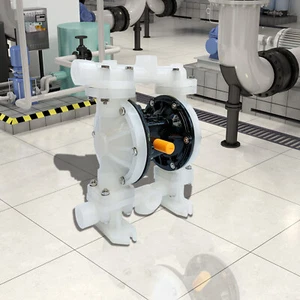 Air-Operated Double Diaphragm Pump w/ 1" Inlet & Outlet for Acids & Bases 22GPM - Bild 1 von 12