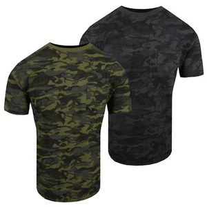 Kurzarm T-Shirt Camouflage Camouflage Tactical Pocket Tee Shirt TRUE TO SIZE FIT! - Bild 1 von 10