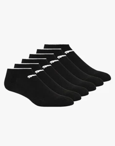 Puma 6-Pair Women's Cushioned Low Cut  Socks   Black/white 9-11 US - Picture 1 of 8