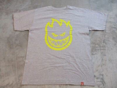 Camiseta Spitfire para hombre talla mediana gris amarillo punk skater skateboarding BMX X Games Foto 1 de 4