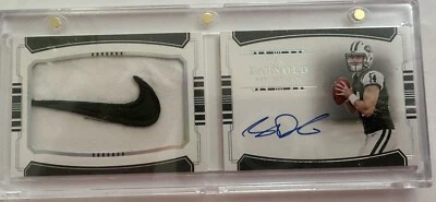 2018 Panini National Treasures Rookie Jumbo Auto 1/2 Sam Darnold Jets Vikings  - Image 1 of 4