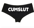 Women Sexy Kinky "cum Slut” Underwear G-string Briefs Thongs Knicker Lingerie Au