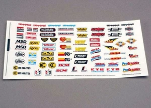 Traxxas 2514 Sponsoren Aufkleber-Set TRX2514 Decal Sheet Sponsor Set - Bild 1 von 1